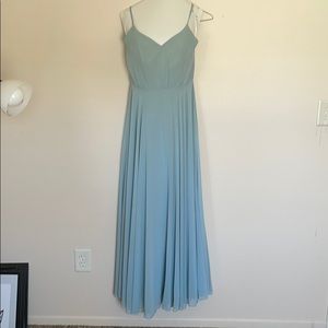 Revelry Kaia chiffon bridesmaid dress